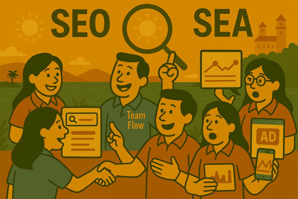 L'équipe Team Flow vous présente le SEO et le SEA