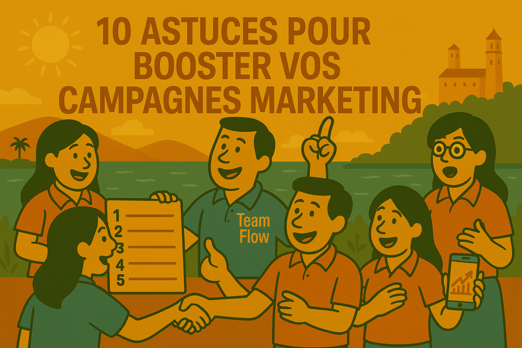 La team vous présente les 10 astuces pour booster vos campagnes marketing