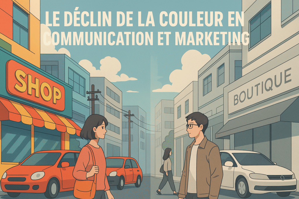 Le déclin de la couleur dans la communication et le marketing.